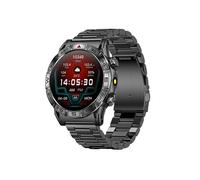 Smartbluetooth montre KC80 bracelet en acier argenté sport santé sang oxygène imperméable