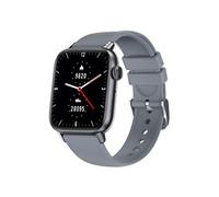 Smartbluetooth montre QS08P sangle en caoutchouc gris sport santé sang oxygène G