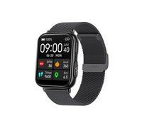 Smartbluetooth montre tk10 bracelet en acier noir sport santé météo step