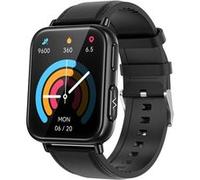 Smartbluetooth montre tk10 bracelet en cuir noir sport santé météo step G