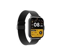 Smartbluetooth montre Y113 bracelet en acier noir sport wellness mètre pas