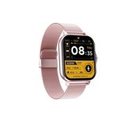 Smartbluetooth montre Y113 rose bracelet en acier sport mètre de santé pas