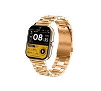 Smartbluetooth montre Y114 bracelet en acier doré sport wellness mètre pas G