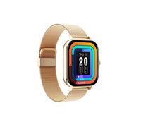 Smartbluetooth montre Y114 bracelet en acier rose sport wellness mètre step G