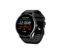 Smartbluetooth montre ZL02 acier noir + bracelet adhésif sport sommeil sain
