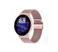 Smartbluetooth montre ZL02 acier rose + bracelet adhésif sport sommeil sain