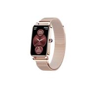 Smartbluetooth montre ZX22 bracelet en acier doré sport résistant à l’eau