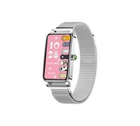 Smartbluetooth montre ZX22 silver bracelet en acier sport résistant à l'eau