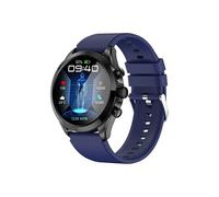 Smartbluetooth watch ET440 bracelet en silicone bleu ecg pour vérifier la fréquence cardiaque sport