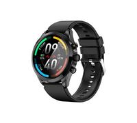 Smartbluetooth watch ET440 bracelet en silicone noir pour vérifier les mouvements de fréquence cardiaque