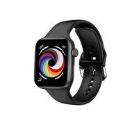 Smartbluetooth watch s9ultra2 bracelet silicone noir fréquence cardiaque température corporelle