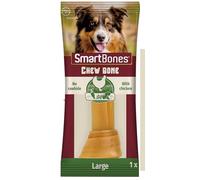 SmartBones Chicken Large au Poulet - Grand Os à Mâcher Sans Peau d'Origine Animale pour Chien Adulte de Grande Taille - Très Faible teneur en Matières Grasses - Enrichi en Vitamines et en Minéraux
