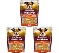 SmartBones Mini à la Patate Douce - 8 Mini Os à Mâcher sans Peau d'origine Animale pour Chien Adulte de Petite Taille - Très Faible teneur en Matières Grasses - Enrichi en Vitamines et en Minéraux