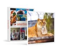 SMARTBOX - Coffret Cadeau 2 entrées adultes et 2 entrées enfants gratuites pour la Tanière Zoo Refuge près de Chartres-Multi-thèmes G