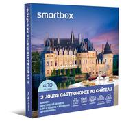 Smartbox - Coffret cadeau 3 jours gastronomie, châteaux et belles demeures - Idée cadeau - Deux nuits avec dîner et boisson pour 2