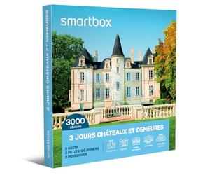 SMARTBOX - Coffret Cadeau Couple - Cadeau original : Séjour de 3 jours en châteaux et autres édifices historiques pour 2