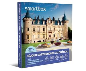 SMARTBOX - Coffret Cadeau Couple - Cadeau original : Séjour gastronomique en châteaux et belles demeures pour un moment romantique inoubliable