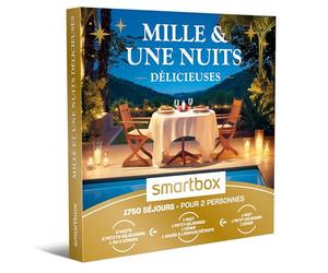 SMARTBOX - Coffret Cadeau Couple - Idée cadeau original : Nuits et séjours d'exception pour une escapade romantique et gourmande à deux