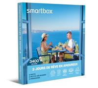 SMARTBOX - Coffret Cadeau Couple - Idée cadeau original : Séjour de 3 jours romantique, escapade à deux dans les plus beaux endroits