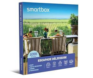 SMARTBOX - Coffret Cadeau Couple - Idée cadeau original : Séjour détente et gastronomie pour une escapade à deux inoubliable