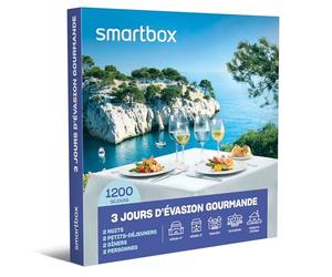 SMARTBOX - Coffret Cadeau Couple - Idée cadeau original : Séjour gastronomique à deux pour un weekend gourmand à la découverte des terroirs
