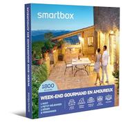 SMARTBOX - Coffret Cadeau Couple - Idée cadeau original : Weekend romantique et gourmand pour un moment à deux inoubliable
