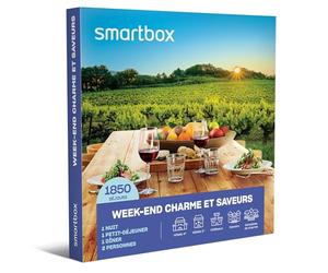 Smartbox - Coffret cadeau Échappée romantique de 2 ou 3 jours dans nos régions pour 2 personnes - Idée cadeau voyage