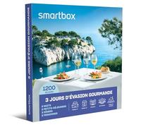 Coffret Cadeau SMARTBOX - 3 jours d'évasion gourmande - 1 ou 2 nuits avec petit-déjeuner, dîner ou spa