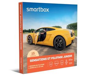Smartbox - Coffret Cadeau Femme - Sensations et Pilotage Junior - idée Cadeau pour Elle - 1 Session de Pilotage pour 1 Enfant de 12 à 18 Ans, Multi-color, Taille unique