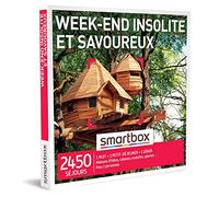 Smartbox - Coffret Cadeau - Insolite - Week-End Savoureux - 1 Nuit avec Petit-déjeuner et dîner pour 2 Personnes