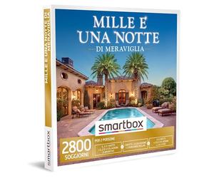 smartbox - Coffret Cadeau Mille et Une Nuit de Merveille - Idée Cadeau Originale - 1, 2 ou 3 Nuits avec Petit déjeuner, apéritif, Pause détente ou dîner pour 2