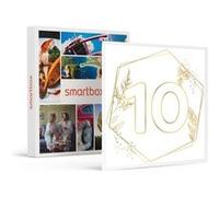Smartbox - Coffret Cadeau - Noces d'étain : Joyeux 10e Anniversaire de Mariage ! - 1 Halte gourmande, 1 parenthèse détente ou 1 Aventure pour 2 Personnes