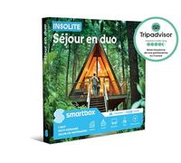 Coffret Cadeau SMARTBOX - Insolite Séjour en duo - 1 nuit avec ou sans petit-déjeuner pour 2 personnes