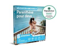 Smartbox - Coffret Cadeau pour Homme ou Femme -Séjour en Amoureux Parenthèse pour Deux - Idée Cadeau Originale - 1 Nuit avec ou sans Petit-déjeuner Selon Les Partenaires pour 2 Personnes