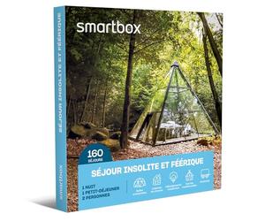 Smartbox - Coffret Cadeau Séjour Insolite et féérique - Idée Cadeau Originale - Une Nuit avec Petit-déjeuner pour 2 Personnes