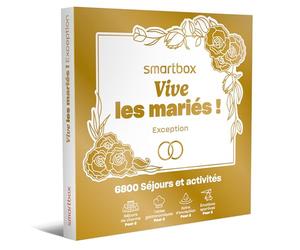 Smartbox - Coffret Cadeau - Vive Les mariés ! Exception - 1 séjour ou 1 activité Romantique pour 2 Personnes