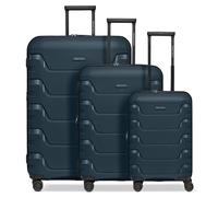 Smartbox Set 3 valises rigides Extensibles | trolleys légers avec 4 Doubles Roues & Serrure TSA | polypropylène Durable - Edition 01