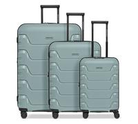 Smartbox Edition 01 4 roulettes Set de valises 3 pièces avec soufflet d'extension vert