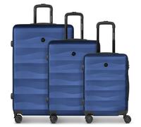 Smartbox Ensemble de bagages bleu foncé, Taille One Size