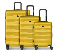 Smartbox Edition 03 4 roues Set de valises 3 pièces jaune
