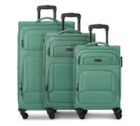 Smartbox Edition 04 4 roues Set de valises 3 pièces avec soufflet d'extension vert