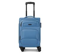 Smartbox Edition 04 4 roues Valise cabine 55 cm avec soufflet d'extension bleu