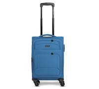 Smartbox Edition 04 4 roues Valise cabine 55 cm avec soufflet d'extension bleu