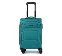 Smartbox Edition 04 4 roues Valise cabine 55 cm avec soufflet d'extension bleu pétrole