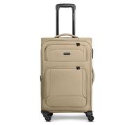 Smartbox Edition 04 4 roues Valise cabine 67 cm avec soufflet d'extension beige