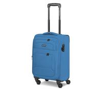 SMARTBOX Édition 04, Bleu ardoise, Koffer S (56 cm) erweiterbar, Valise souple avec roulettes pivotantes