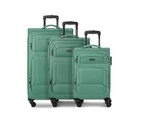 SMARTBOX Edition 04 new3, Eucalyptus, 3-Set, Chariot à bagages souple avec roulettes pivotantes