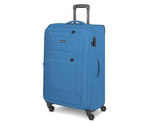 Smartbox Grande Valise Souple 78 cm Trolley XL Bagage de soute Extensible 4 Roues avec Serrure légère 3,6 kg Edition 04
