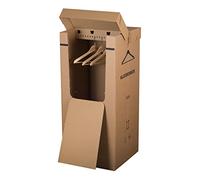 Smartbox Pro Lot de 2 boîtes à vêtements - En carton - Marron