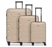 Smartbox Set 3 valises rigides Extensibles | trolleys légers avec 4 Doubles Roues & Serrure TSA | polypropylène Durable - Edition 01